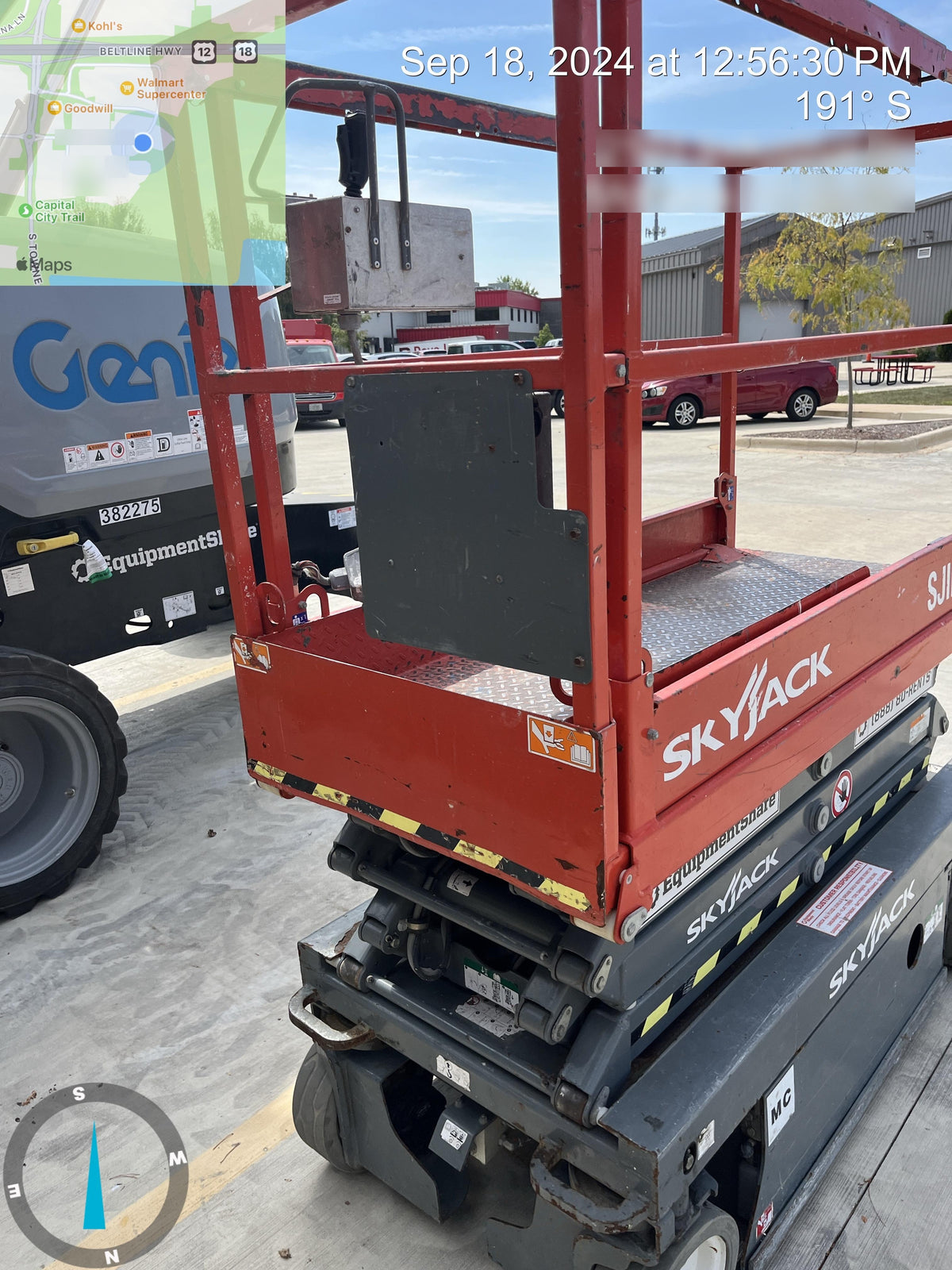 2016 Skyjack SJIII-3219 Standard Rental Specs