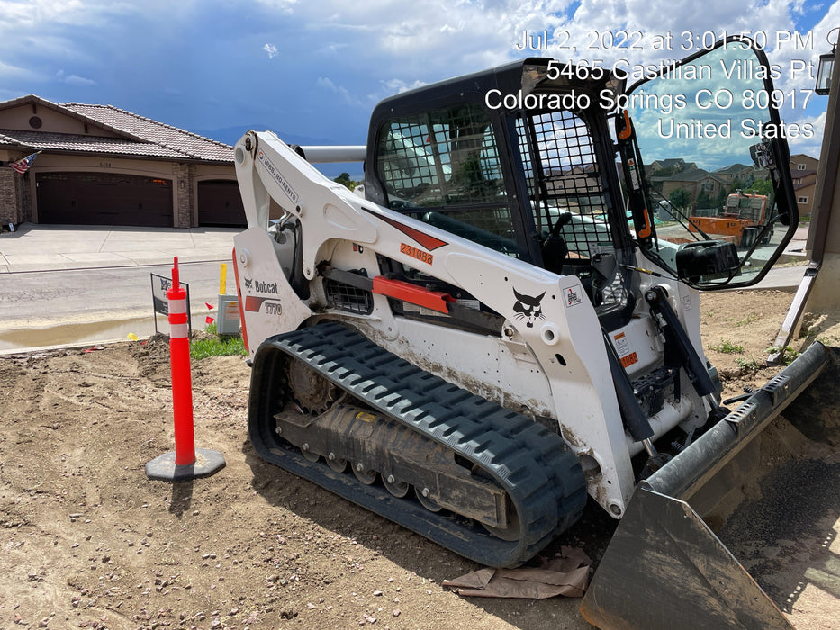2022 Bobcat T770 92hp Doosan Diesel, Cab/Heat/Air, Rubber Tracks, Manual QC