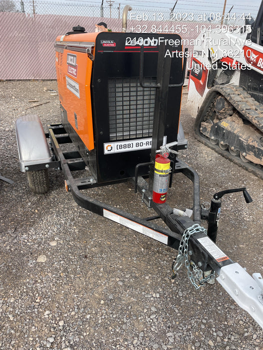 2022 Lincoln Electric LE400 Kubota V1505, Trlr, Cable Rack, Light Kit, ES Decals, T3