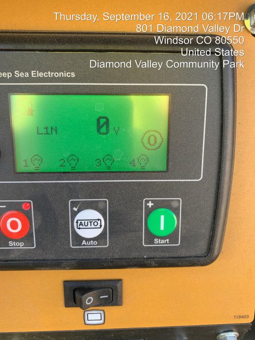 2021 Allmand NLV3GR (4) LED Light Fixture 350W, 23' Vertical Mast, 3kW Prime, Towable, Deep Sea L401, Leveling Jacks, Yanmar T4F 5.8hp