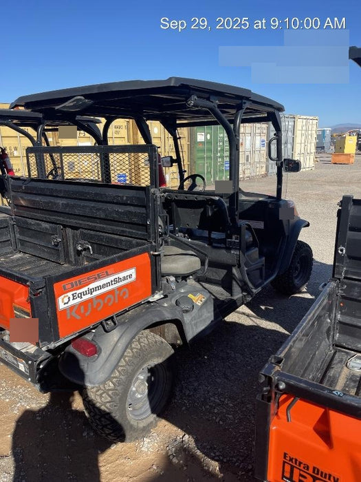 2022 Kubota RTV-X1140W-H Plastic Canopy, Windshield Acrylic Clear, LED Strobe Light, Wire Harness Kit, Back up Alarm