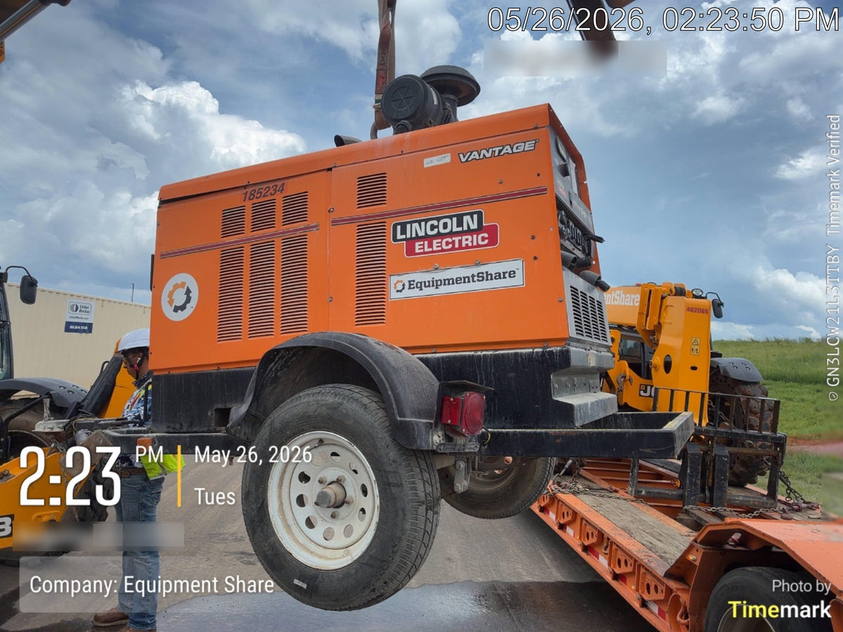 2021 Lincoln Electric Vantage 549X Ready Pak 3, ORANGE (includes trailer, cable rack, fender light kit)