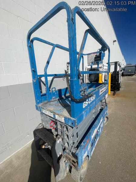 2019 Genie GS-1930 Fixed Rails with Chain Entry