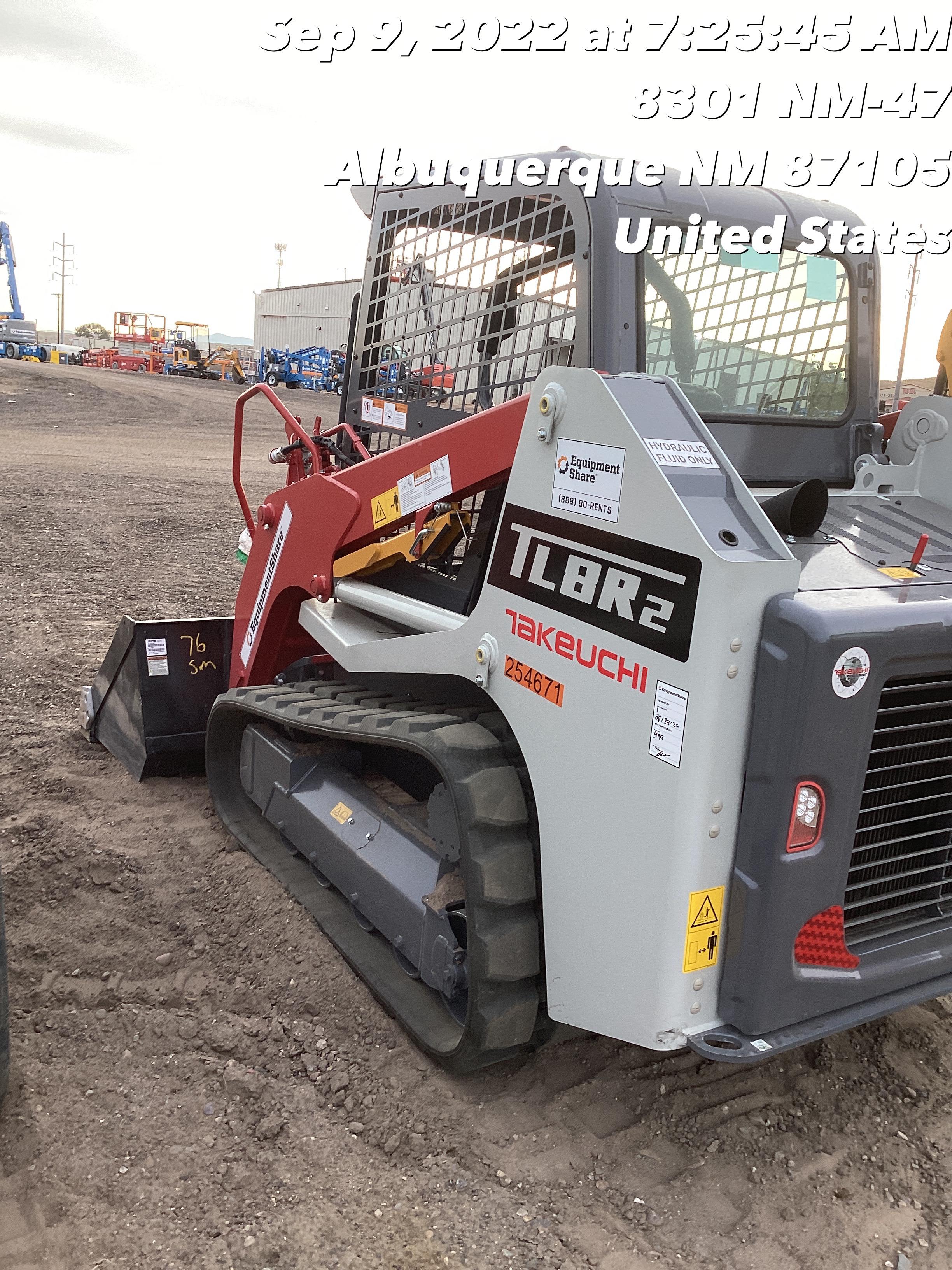 2022 TAKEUCHI TL8R2-R