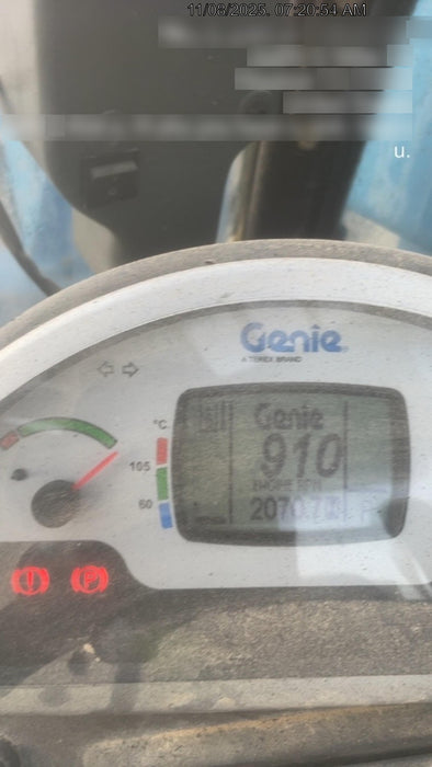 2019 Genie GTH-5519 Cab/Heat/AC, Solid RT Tires, LED Work Lights, Beacon w/48" Carriage, 48" Forks