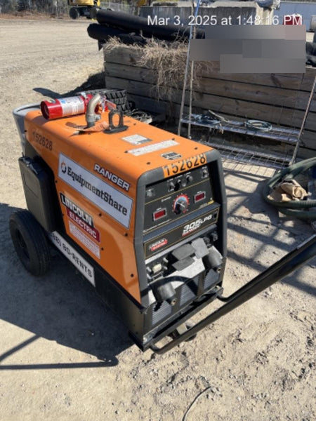 2021 Lincoln Electric Ranger 305 LPG LPG One-Pak (includes undercarriage, tank holder & tank strap) ORANGE