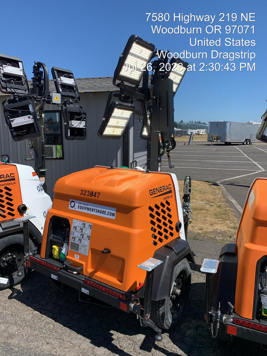 2023 Generac MLT2 Diesel, Flex Switch 120V Input, Powerzone Controller, (4) 320W LED Lights, 4kW Generator, 39.9 Gal Fuel Tank, 2" Ball, T3