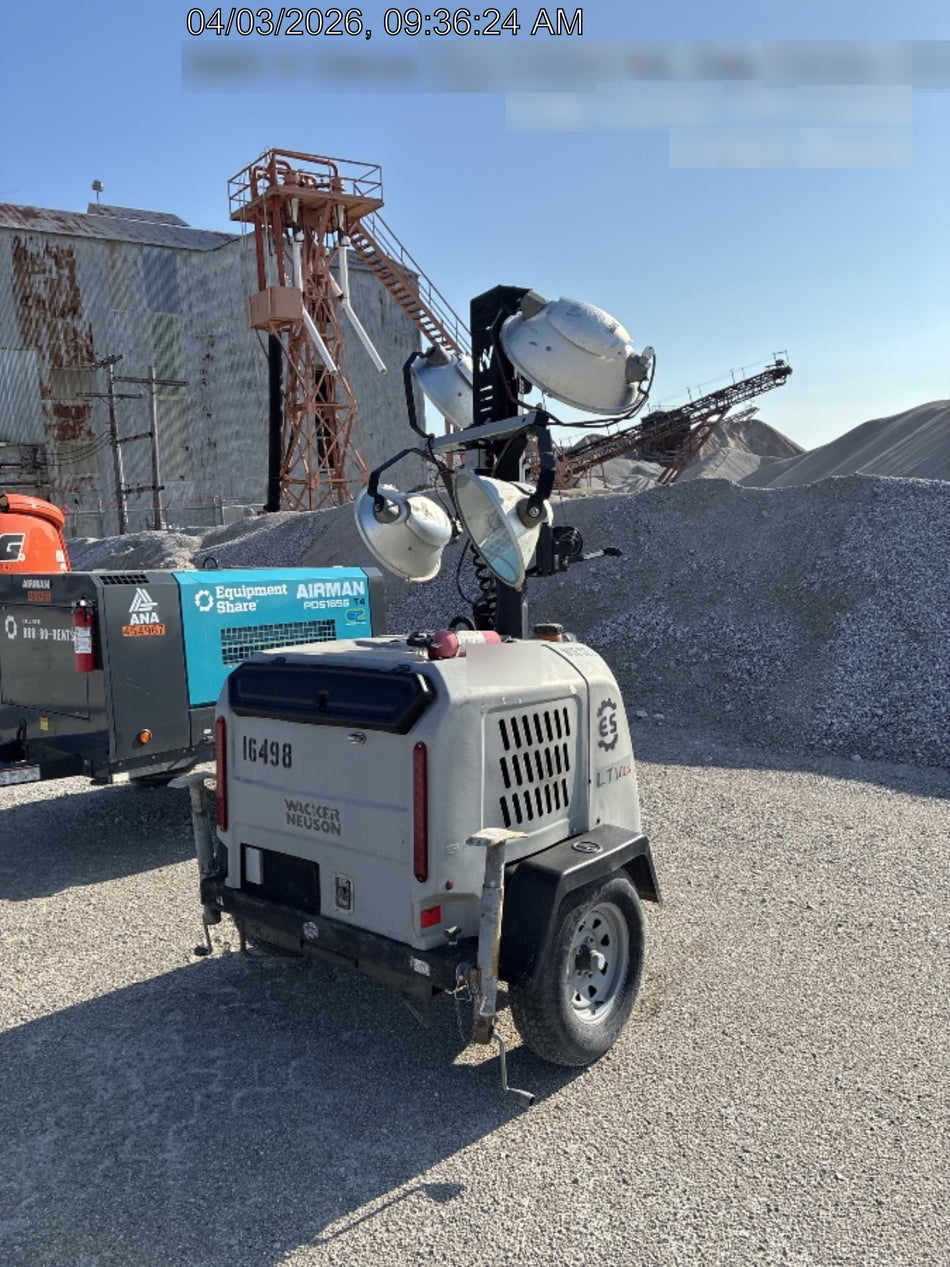 2018 Wacker Neuson LTV6L-MH Wacker Neuson LTV6L Mobile Light Tower w/Fuel Level Sensor Installed
