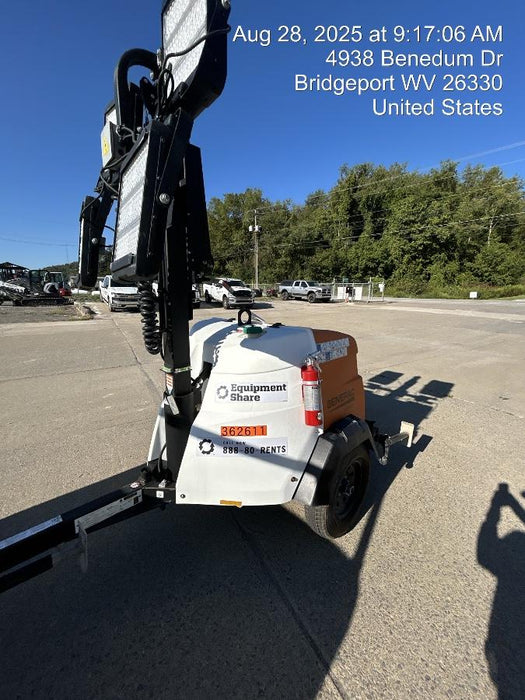 2023 Generac MLT2 Diesel, Flex Switch 120V Input, Powerzone Controller, 
(4) 320W LED Lights, 4kW Generator, 39.9 Gal Fuel Tank, 2" Ball, T3