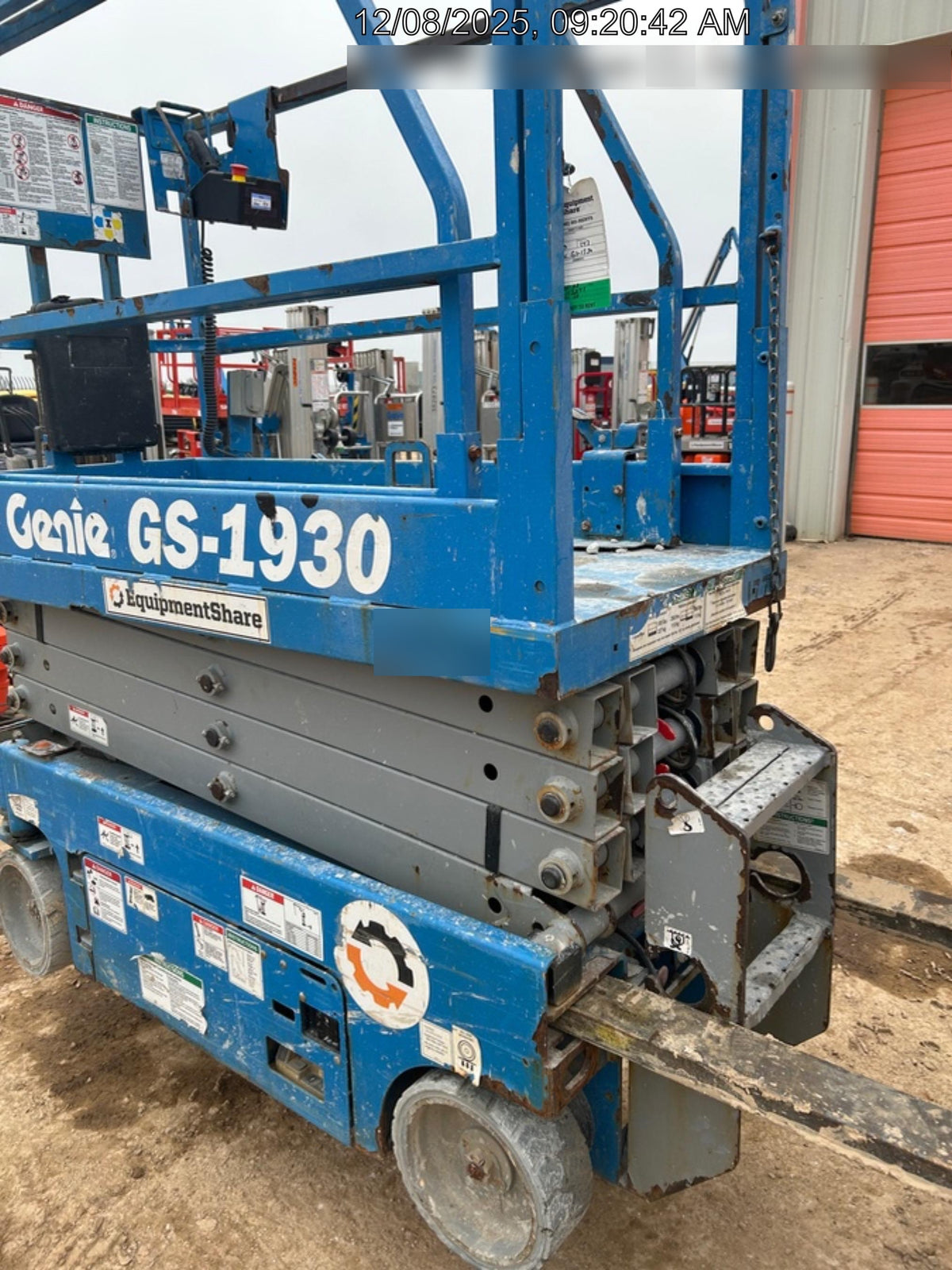 2018 Genie GS-1930 Genie GS-1930 w/Fixed Rail, Chain Entry