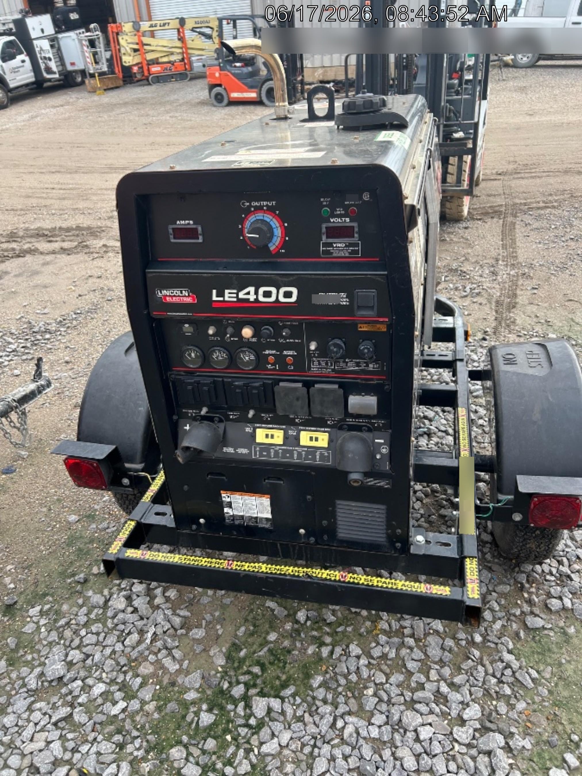 2024 Lincoln Electric LE400 Kubota V1505, Trlr, Cable Rack, Light Kit, ES Decals, T3