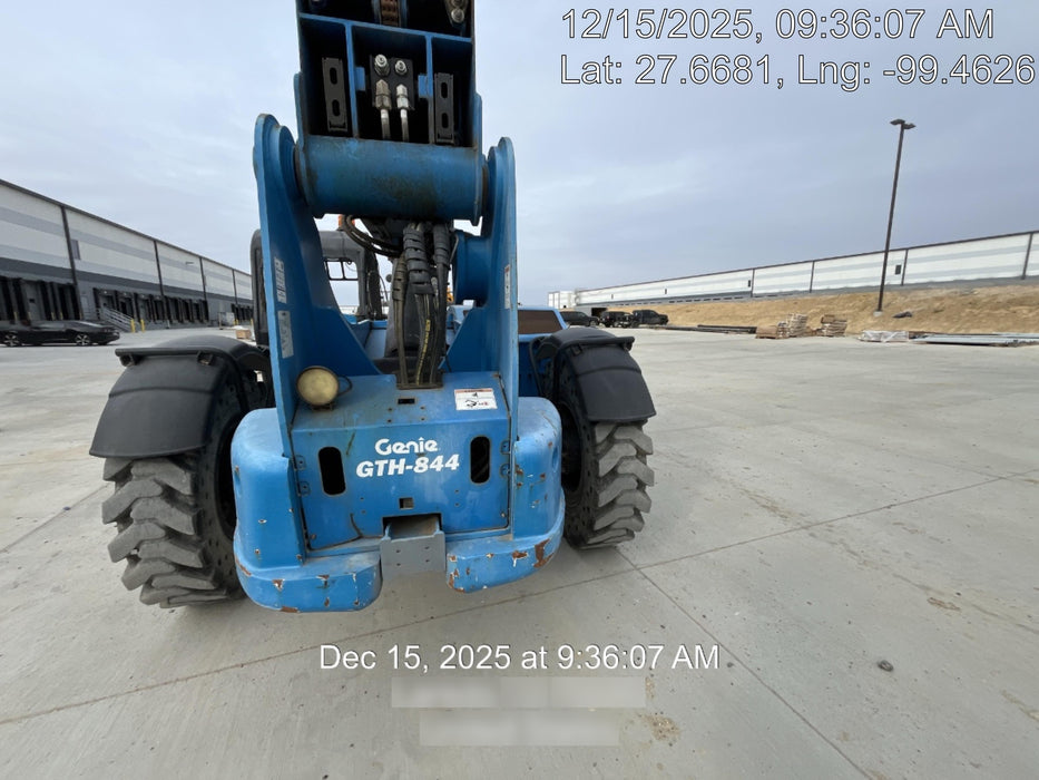 2018 Genie GTH-844 Genie GTH-844 w/ROPS, Work Lights, Solid Tires, RH Cab Mesh, Beacon, 60" Carriage and Forks