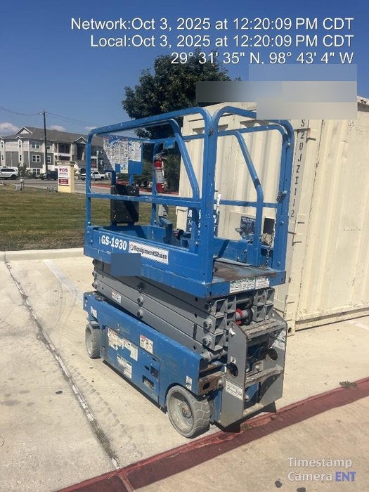 2019 Genie GS-1930 Fixed Rails with Chain Entry