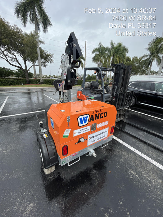 2023 Wanco WLTT-4MM4K Diesel, Deep Sea Controller, Shore Power Plug, Auto Start, (4) 350W LED Floodlights, 4kW Generator, 60 Gal Fuel Tank, 2" Ball, T3