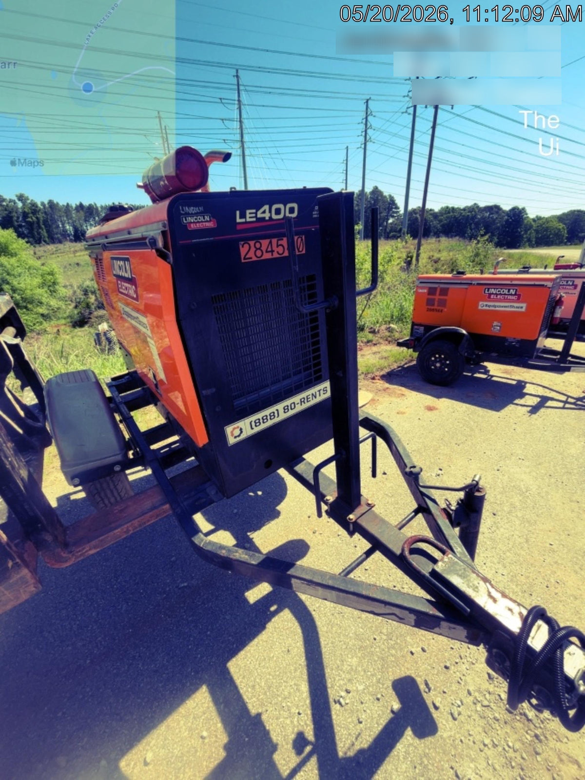 2022 Lincoln Electric LE400 Kubota V1505, Trlr, Cable Rack, Light Kit, ES Decals, T3