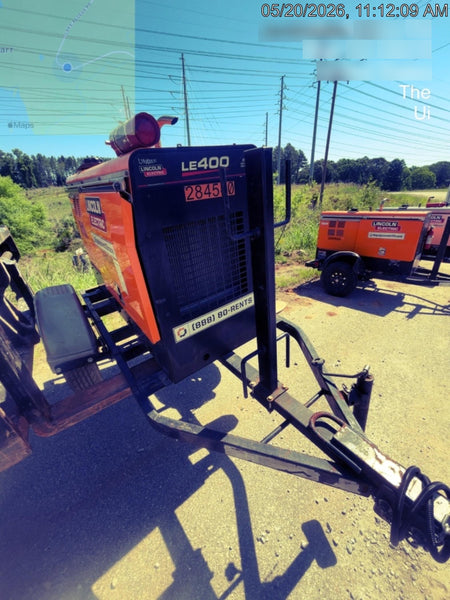 2022 Lincoln Electric LE400 Kubota V1505, Trlr, Cable Rack, Light Kit, ES Decals, T3