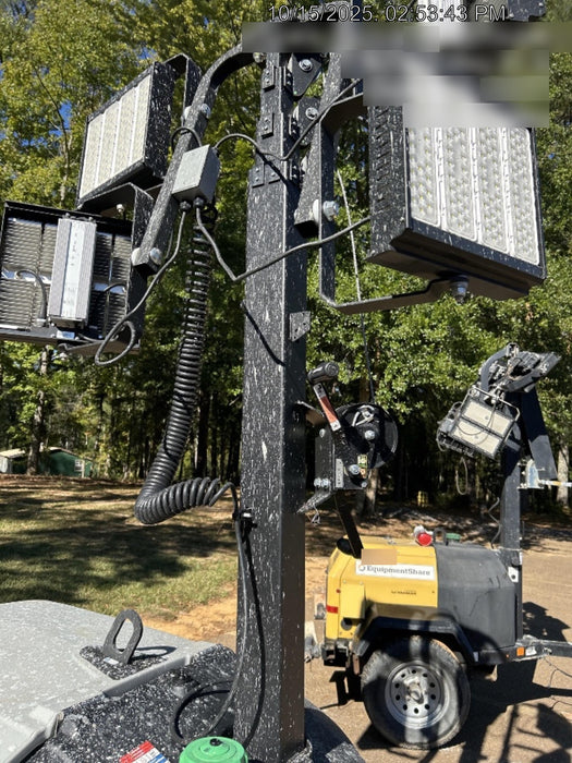 2019 Wacker Neuson LTV6K-LED LTV6K Light Tower, LED 300W, Telematics EQ SH Kubota