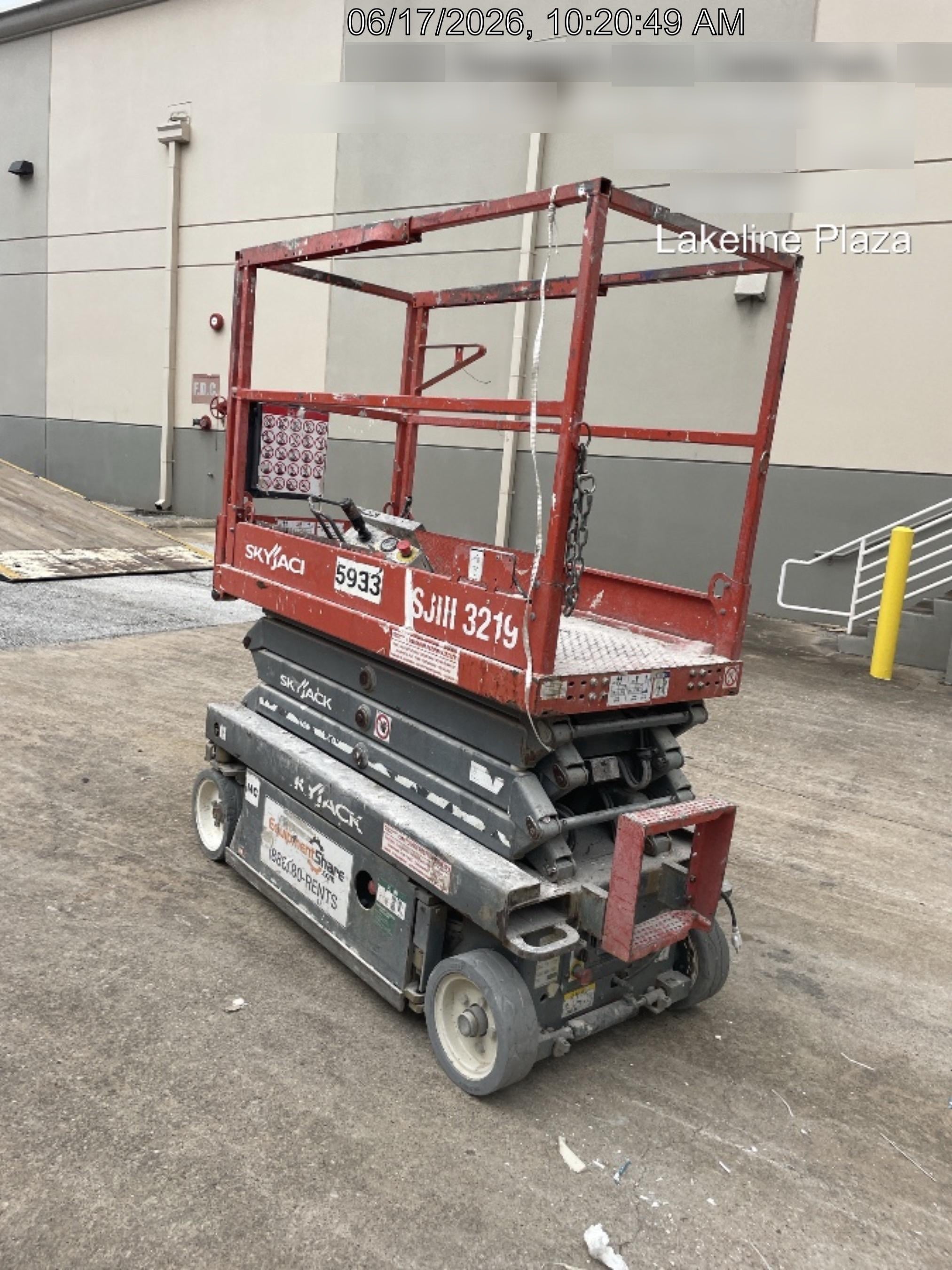 2017 Skyjack SJIII-3219 Skyjack SJ3219 w/Trojan Battery Set, Extended Warranty 5yr/5k hr