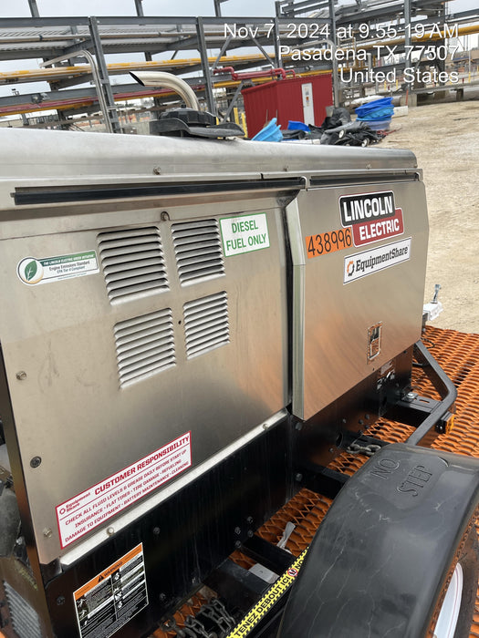 2024 Lincoln Electric LE400 Kubota V1505, Trlr, Cable Rack, Light Kit, ES Decals, T3