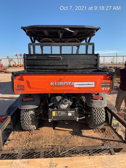 2020 Kubota RTV-X1140W-H Canopy, 4-Seater, Diesel, Windshield Acrylic Clear, LED Strobe, Backup Alarm