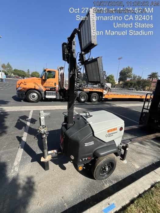 2024 Wacker Neuson LTT4 Diesel, Kohler KDW702, Deep Sea Controller, Auto Start, LED 320W, Bypass Outlet, T3