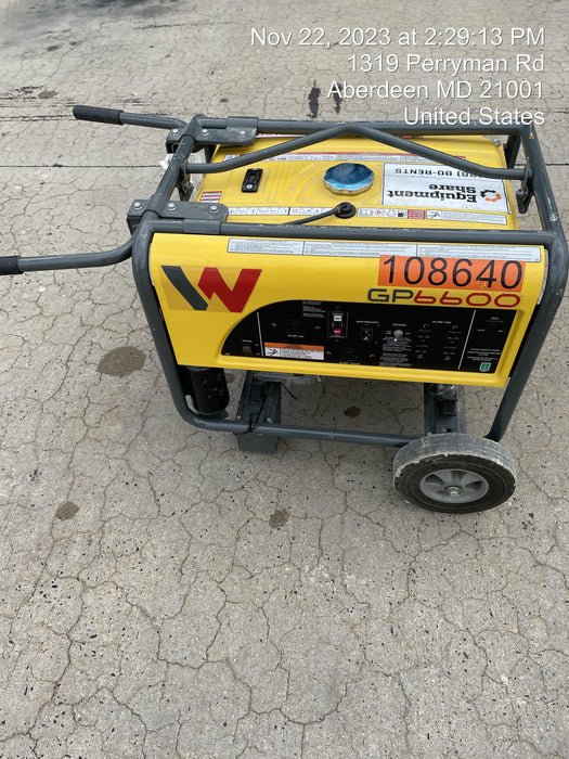 2020 WACKER NEUSON GP6600A