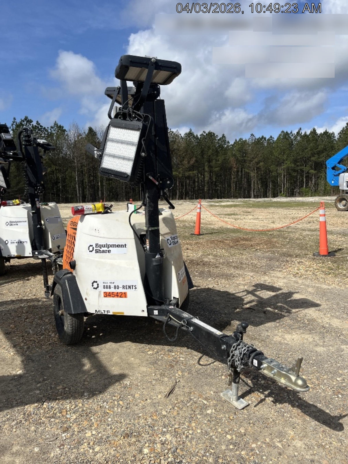 2023 Generac MLT2 Diesel, Flex Switch 120V Input, Powerzone Controller, (4) 320W LED Lights, 4kW Generator, 39.9 Gal Fuel Tank, 2" Ball, T3