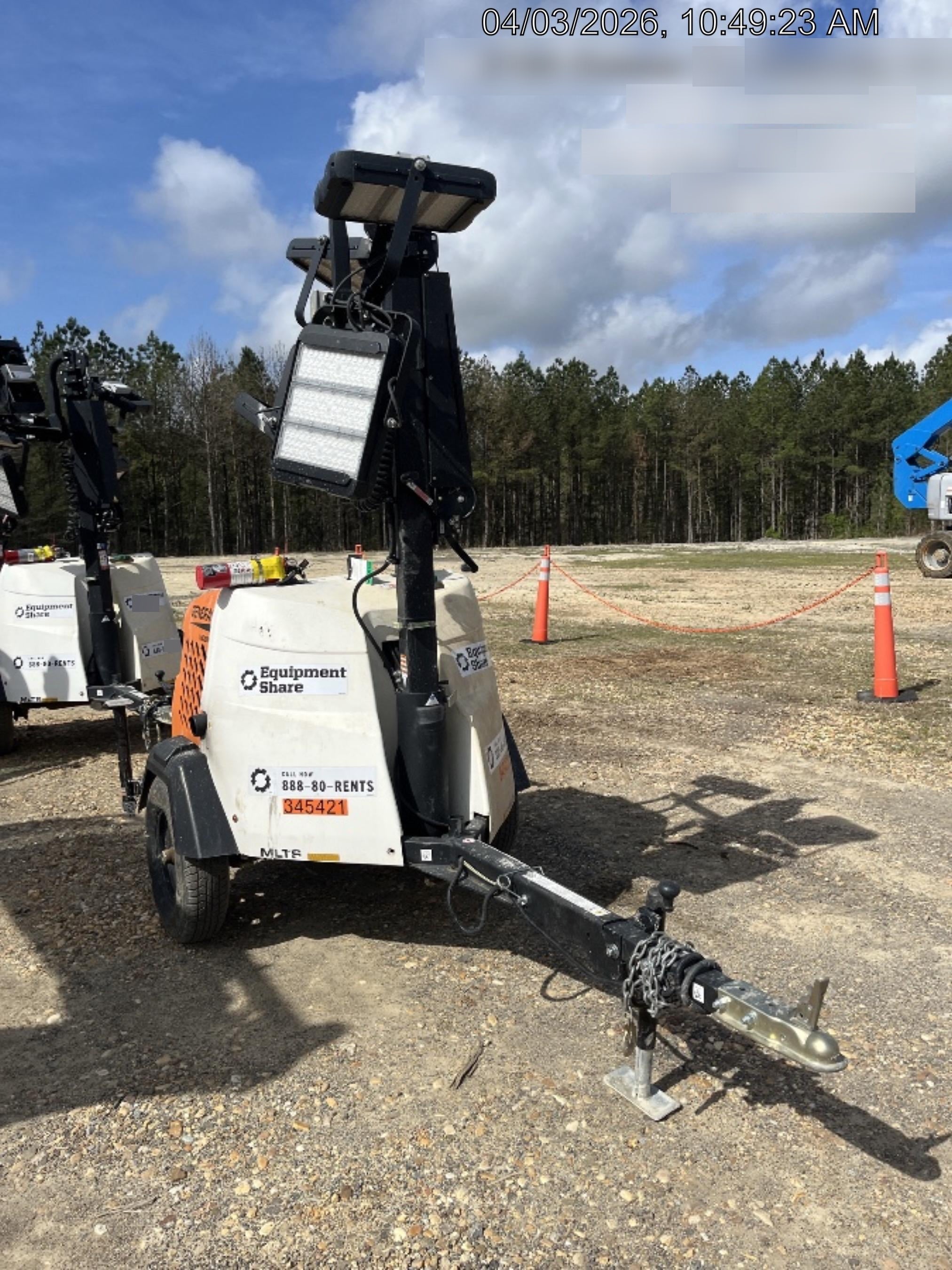 2023 Generac MLT2 Diesel, Flex Switch 120V Input, Powerzone Controller, (4) 320W LED Lights, 4kW Generator, 39.9 Gal Fuel Tank, 2" Ball, T3