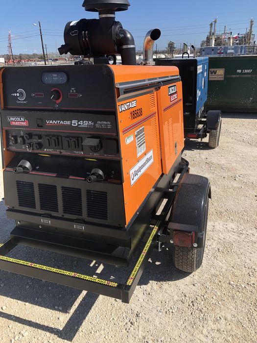 2021 Lincoln Electric Vantage 549X Ready Pak 3, ORANGE (includes trailer, cable rack, fender light kit)