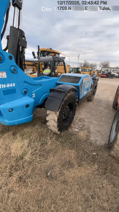2018 Genie GTH-844 Genie GTH-844 w/ROPS, Work Lights, Solid Tires, RH Cab Mesh, Beacon, 60" Carriage and Forks