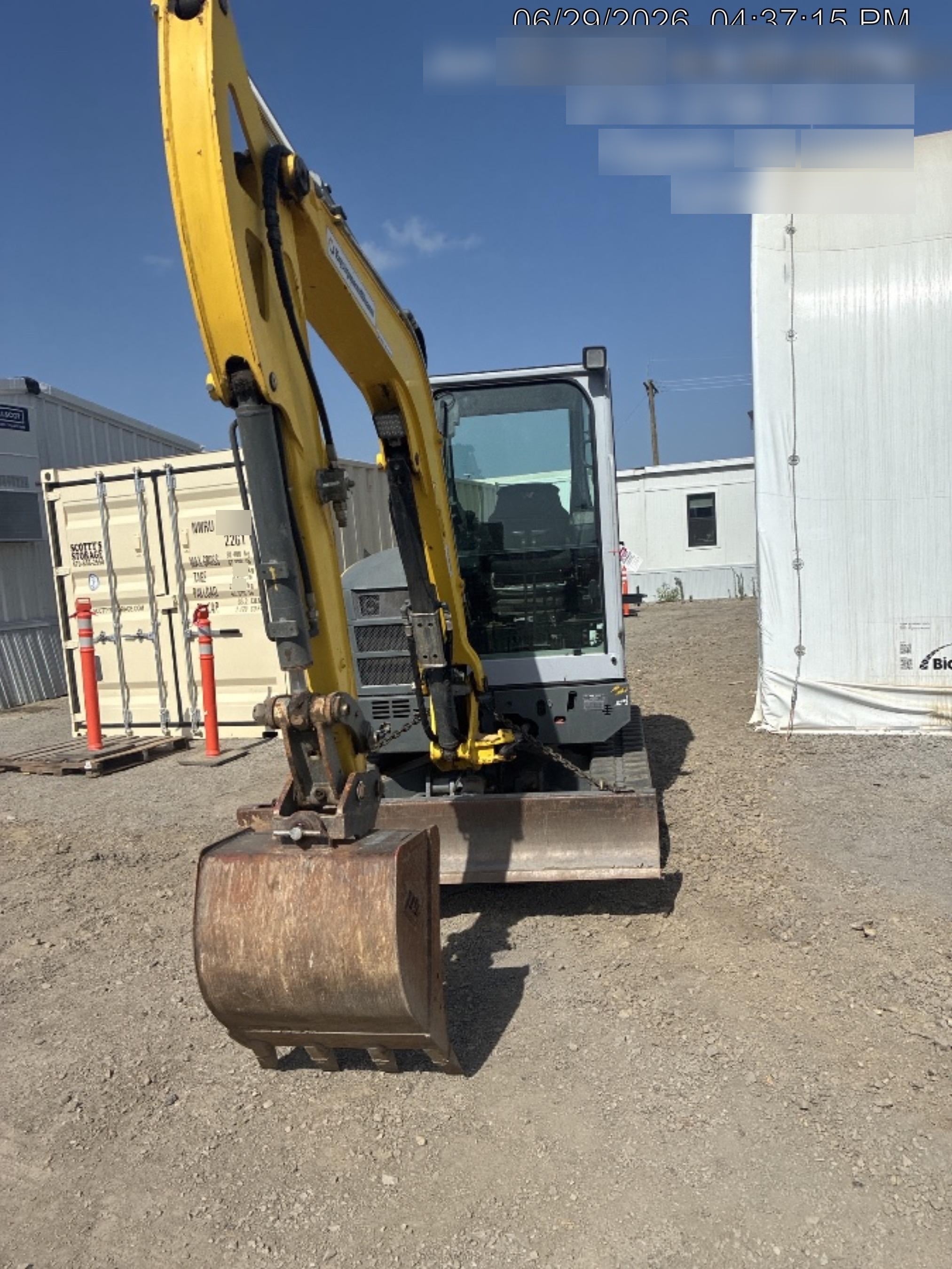 2019 Wacker Neuson EZ36 EZ36-MX, Track, Long, Cab w/QH Coupler, 12"/18"/24" QH HD Buckets