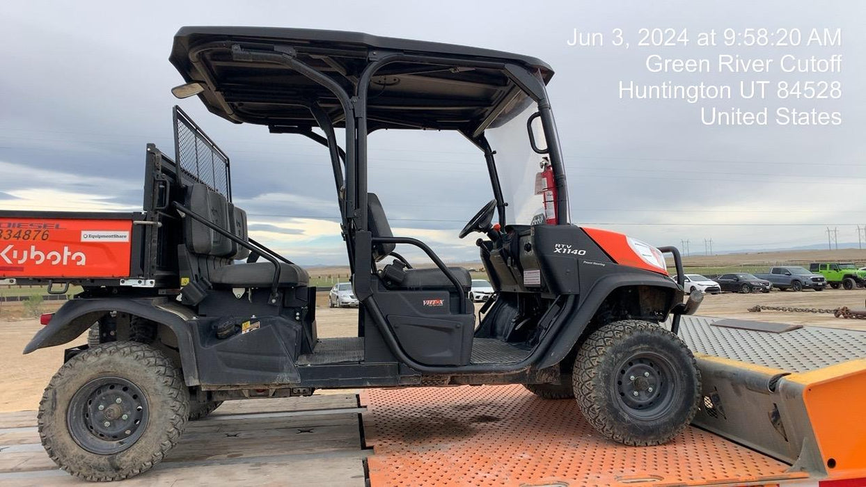 2023 Kubota RTV-X1140W-H 4WD, LED Strobe, Windshield Acrylic Clear, Plastic Canopy, Wire Harness Kit, Backup Alarm