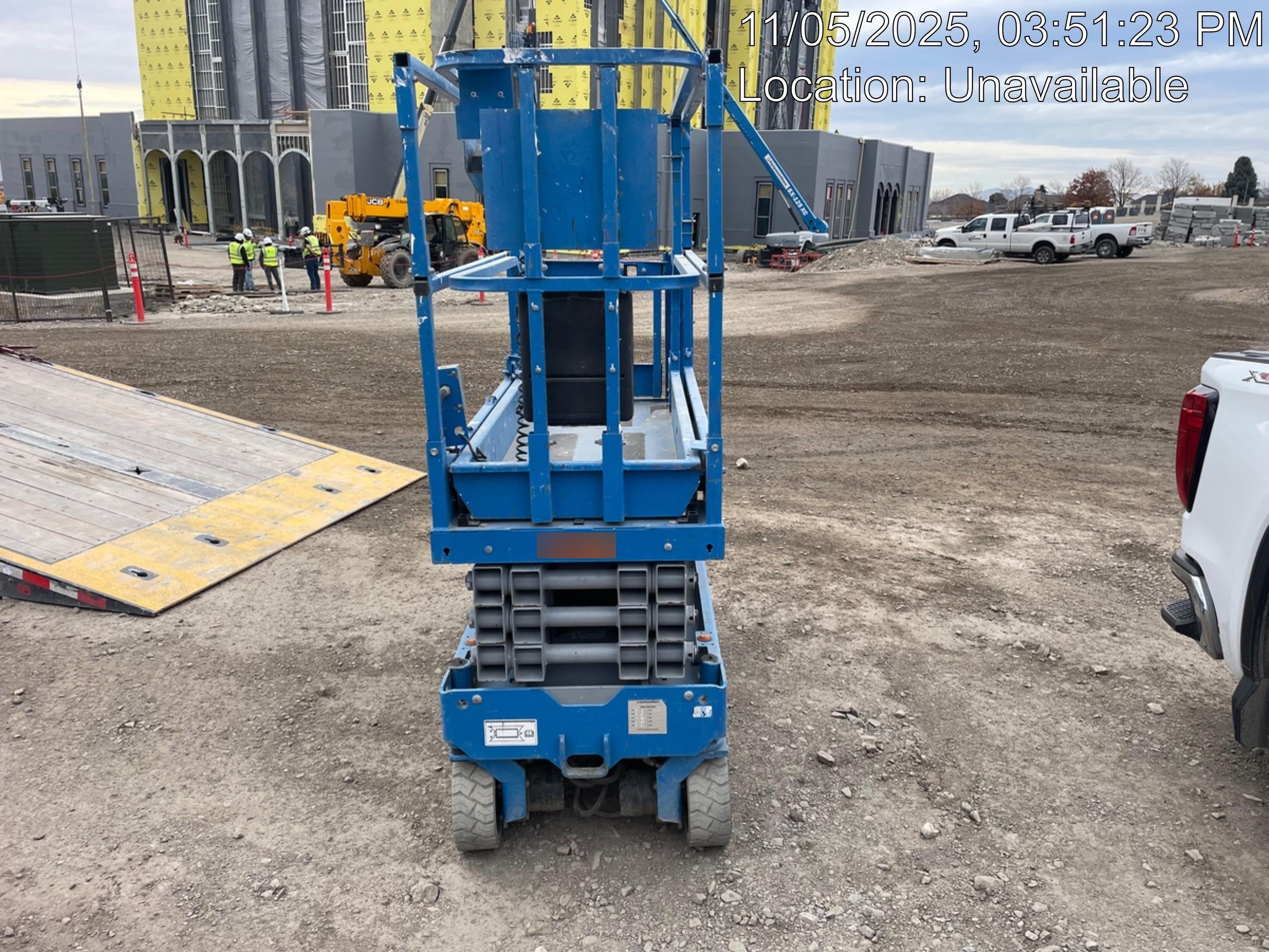 2020 Genie GS-1930 Solid Non Marking Tires, Beacon, Folding rails with half height swing gate