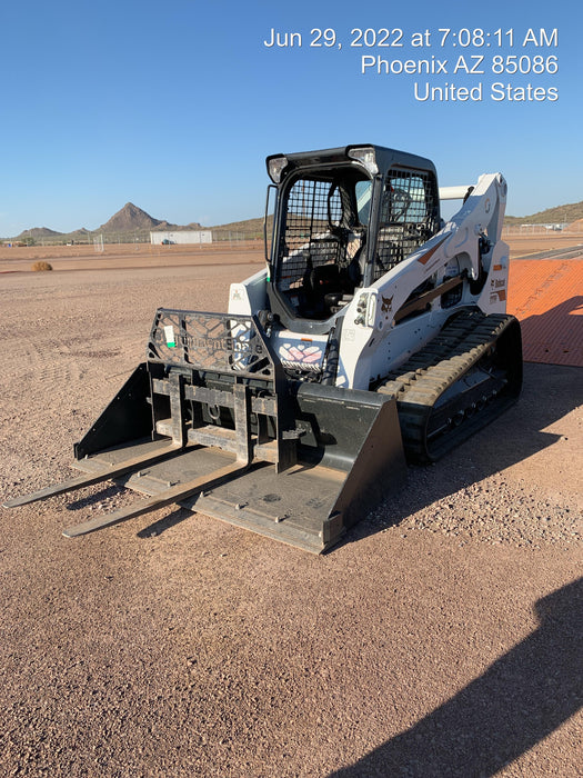 2022 Bobcat T770 92hp Doosan Diesel, Canopy, Rubber Tracks, Manual QC