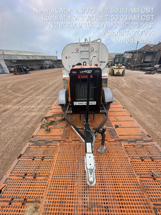 2022 Lincoln Electric LE400 Kubota V1505, Trlr, Cable Rack, Light Kit, ES Decals, T3