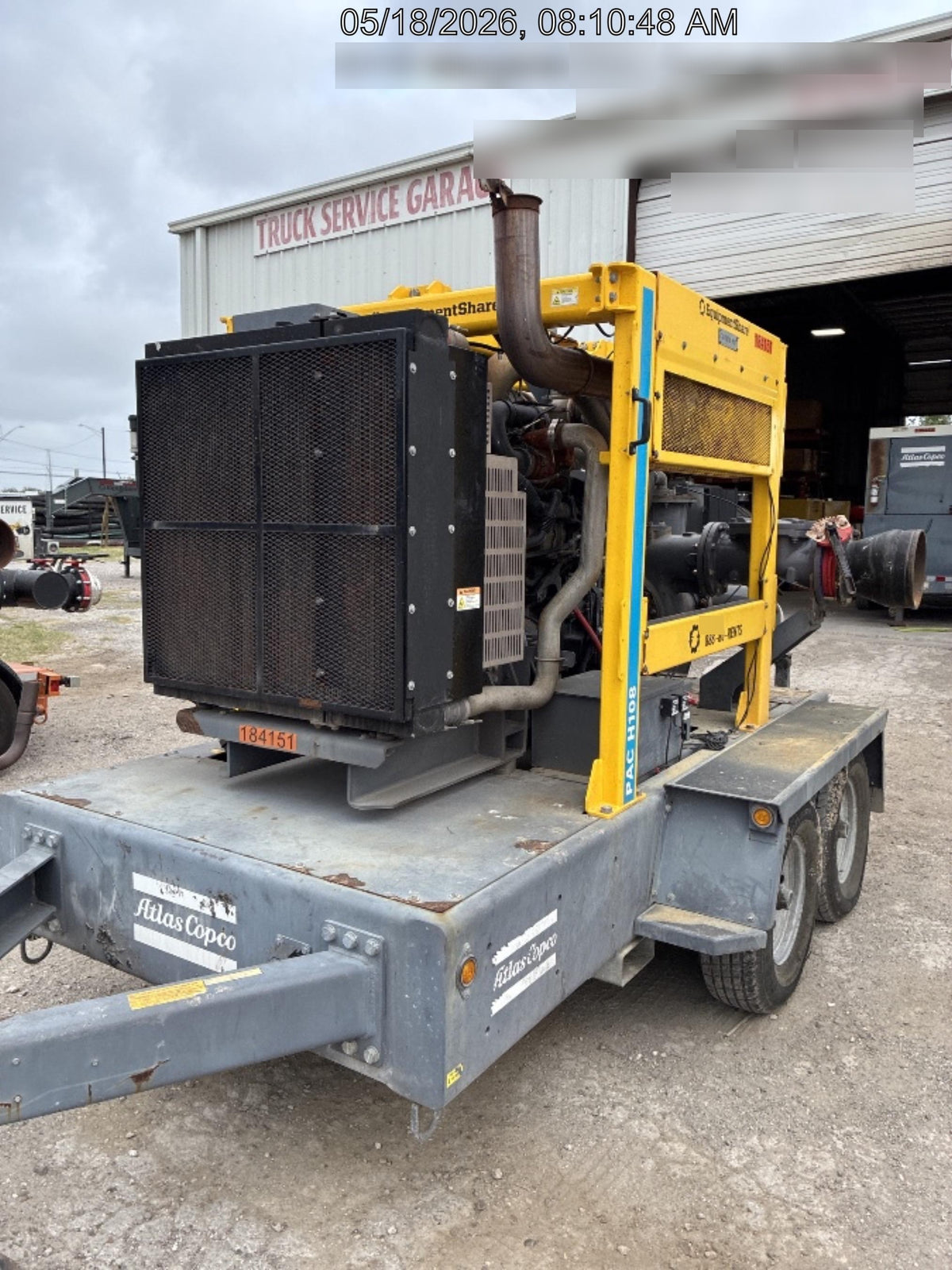2021 ATLAS COPCO PAC H108 JD