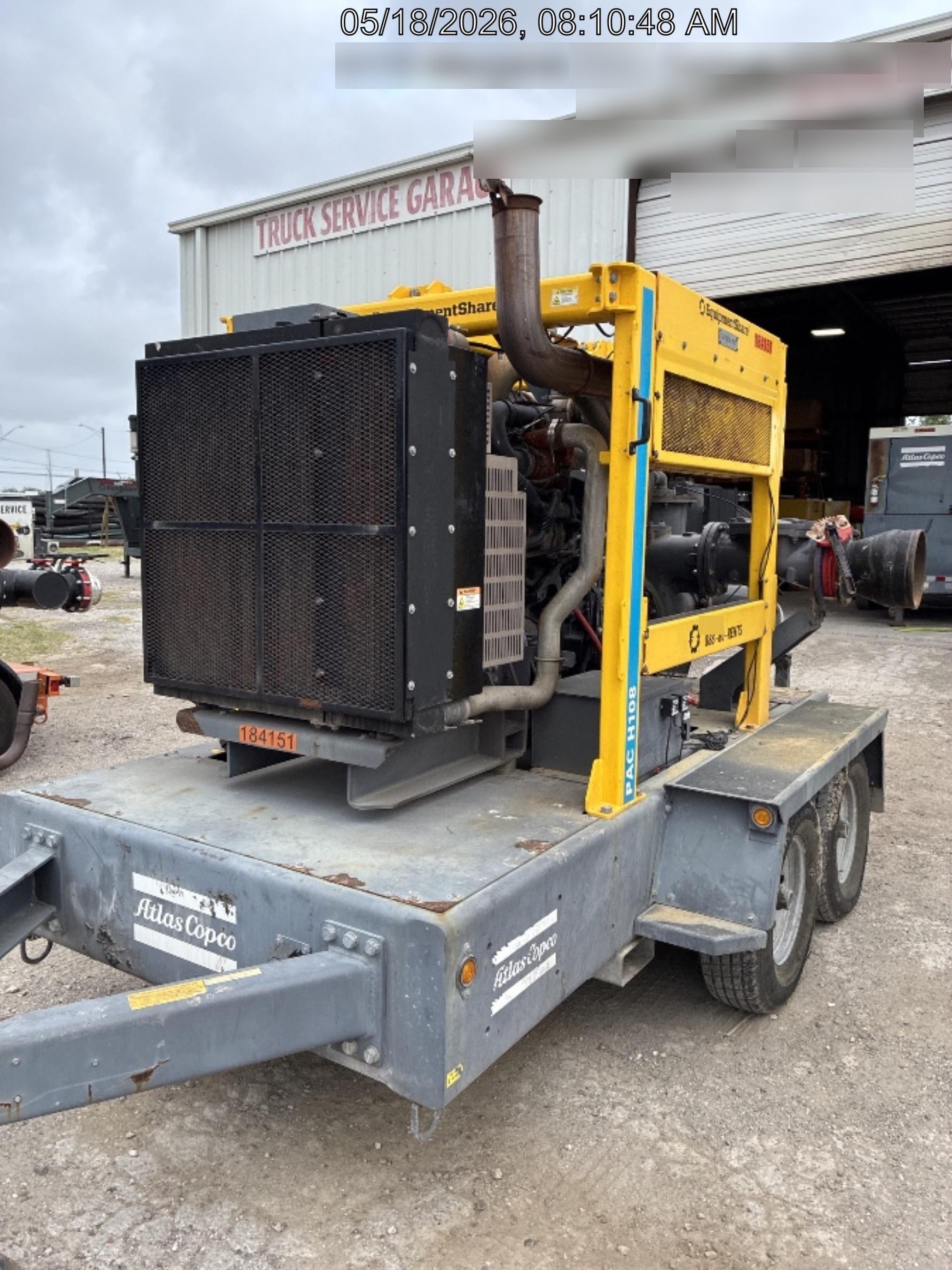 2021 ATLAS COPCO PAC H108 JD