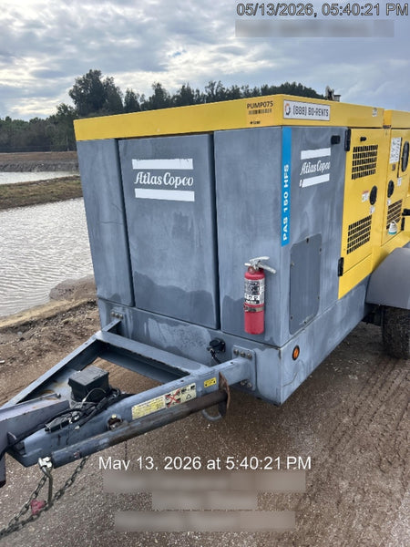 2020 ATLAS COPCO PAS 150 HF CS Enclosed