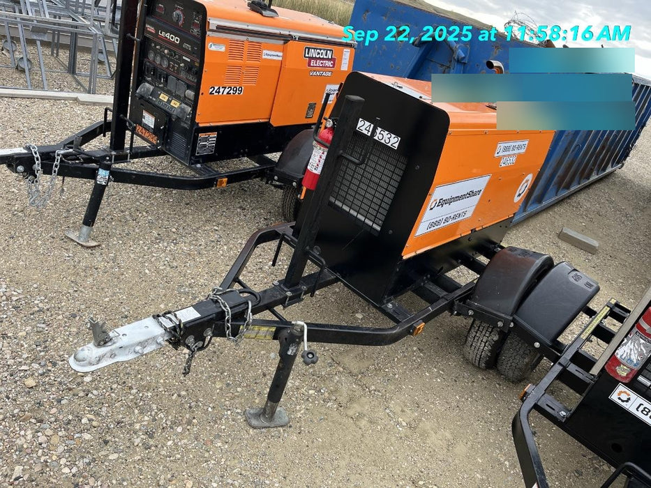 2022 Lincoln Electric LE400 Kubota V1505, Trlr, Cable Rack, Light Kit, ES Decals, T3