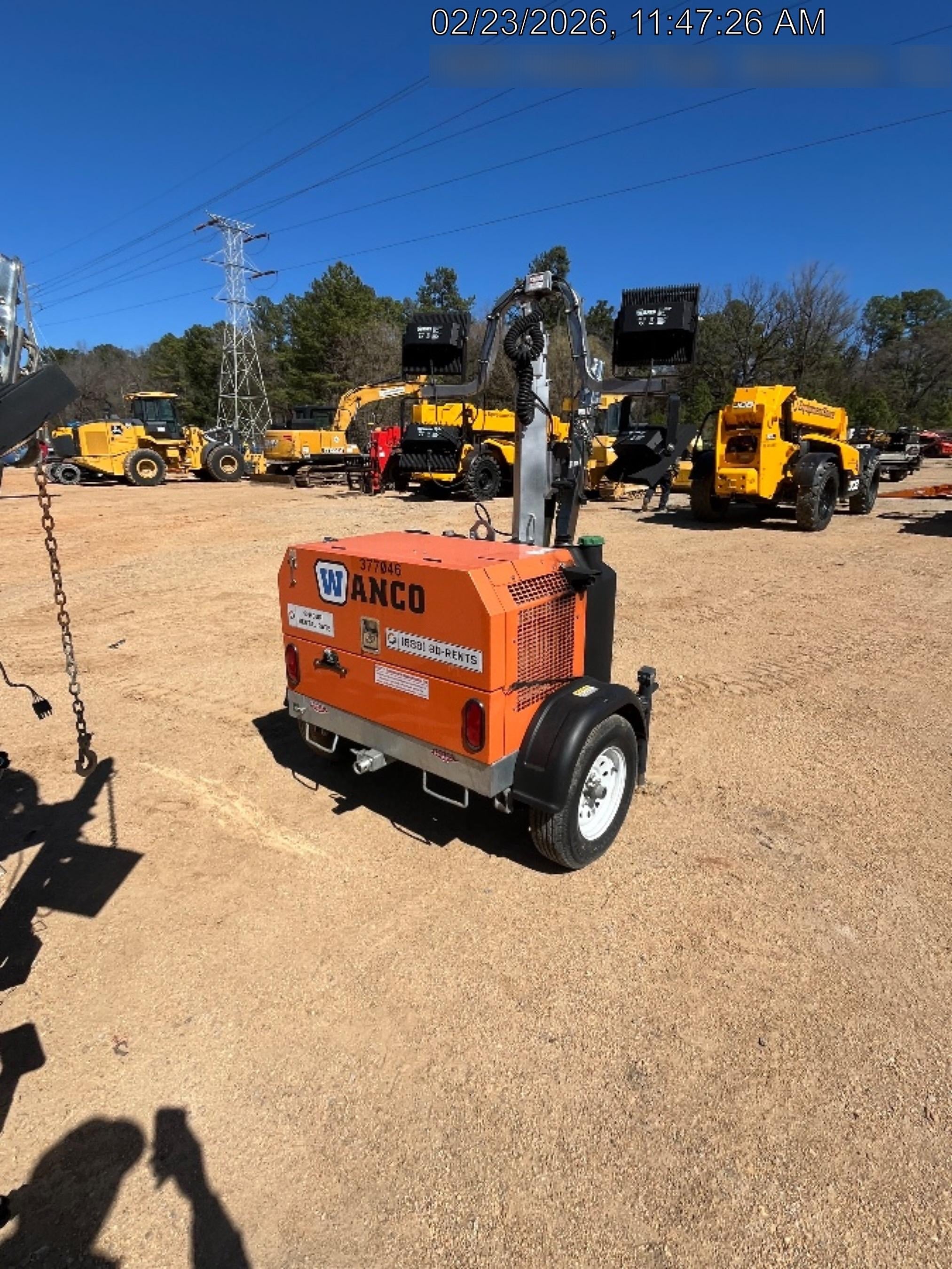 2023 Wanco WLTT-4MM4K Diesel, Deep Sea Controller, Shore Power Plug, Auto Start, (4) 350W LED Floodlights, 4kW Generator, 60 Gal Fuel Tank, 2" Ball, T3