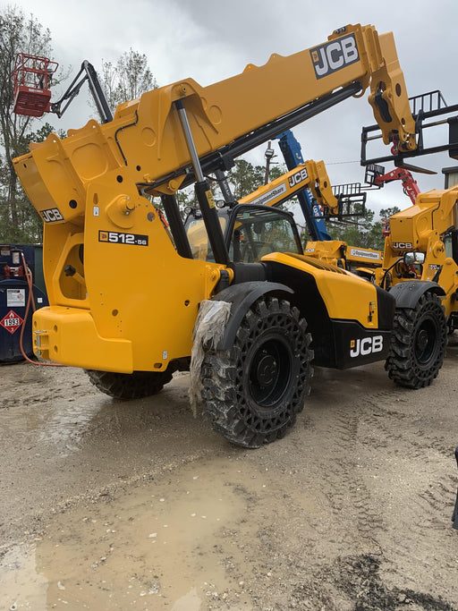 2020 JCB 512-56 Canopy, 74Hp, Solid Tires, Work Lights, Beacon, Aux Hydraulics, Back up Alarm, Lifting Eye, ES Decals