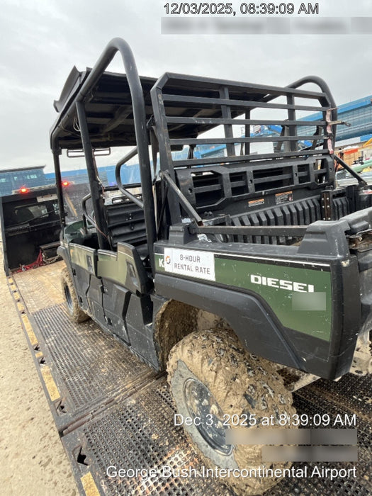 Kawasaki Mule PRO-DXT Standard Options, Backup Alarm, Beacon, Plastic Hard Top, Poly Windshield, Horn Kit