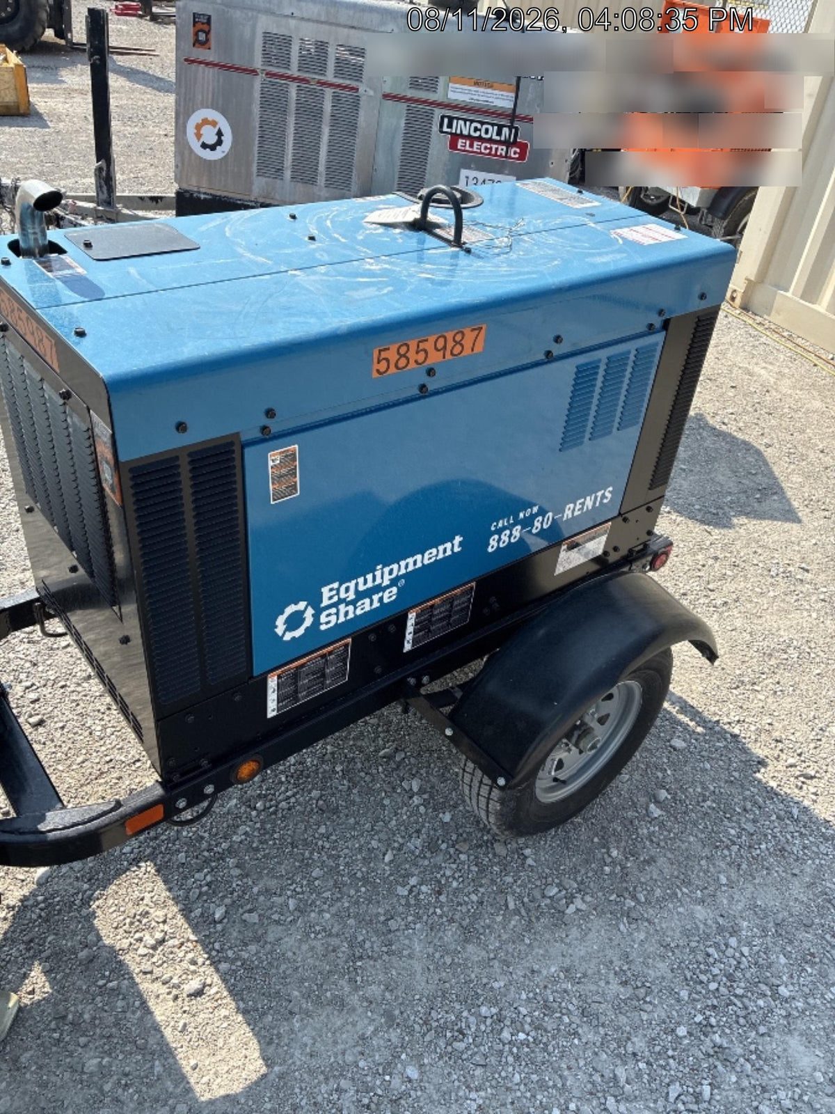 2025 MILLER ELECTRIC BIG BLUE 400