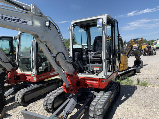 2022 Takeuchi TB235-2CR Cab/Heat/Air, Rubber Tracks, Manual QC