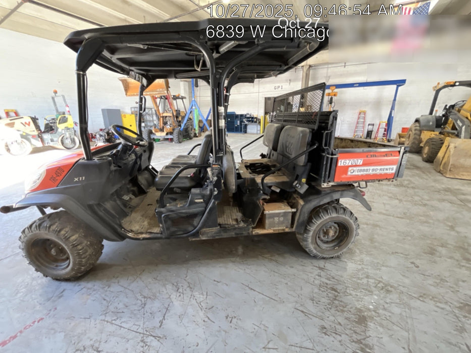 2021 Kubota RTV-X1140W-H Plastic Canopy, Windshield Acrylic Clear, LED Strobe Light, Wire Harness Kit, Back up Alarm