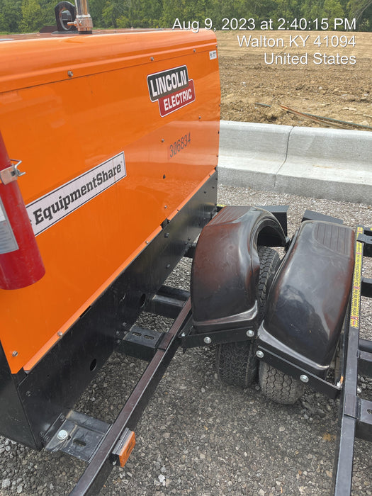 2023 Lincoln Electric LE400 Kubota V1505, Trlr, Cable Rack, Light Kit, ES Decals, T3