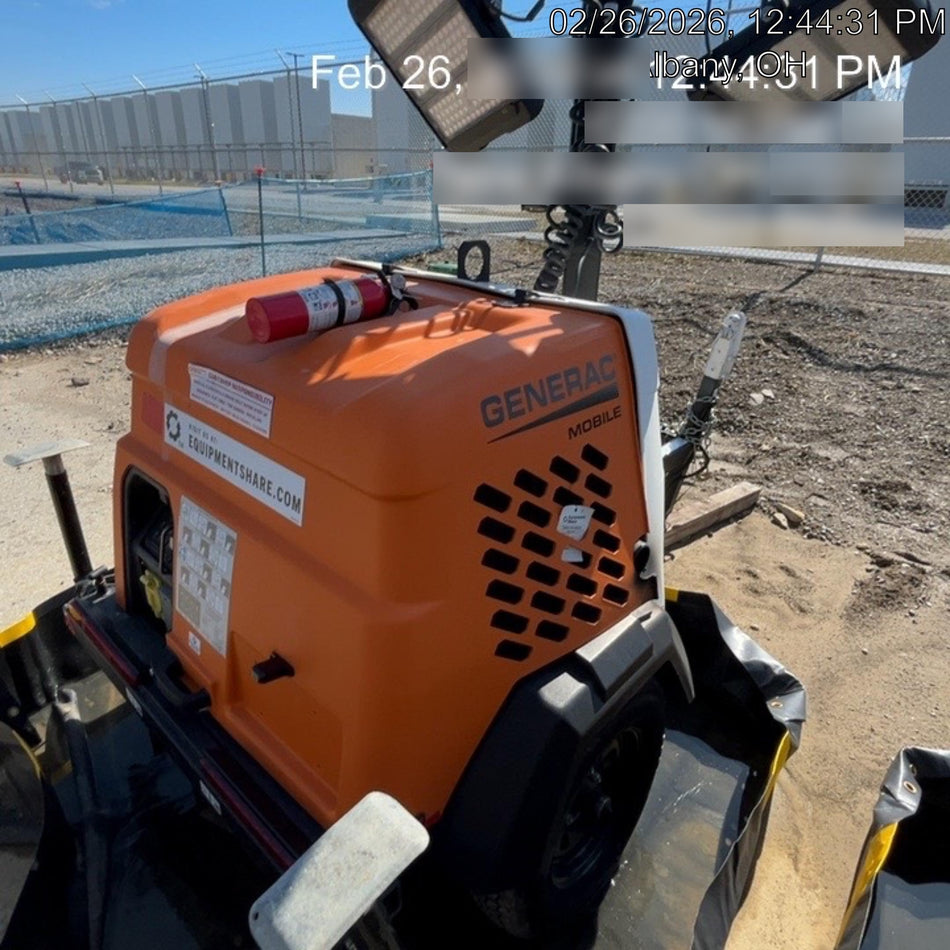 2023 Generac MLT2 Diesel, Flex Switch 120V Input, Powerzone Controller, (4) 320W LED Lights, 4kW Generator, 39.9 Gal Fuel Tank, 2" Ball, T3