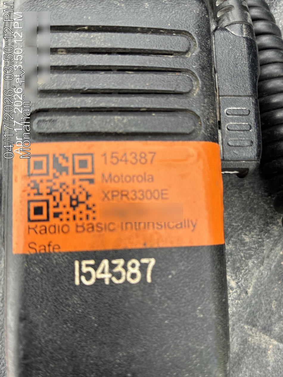 2021 MOTOROLA XPR3300E
