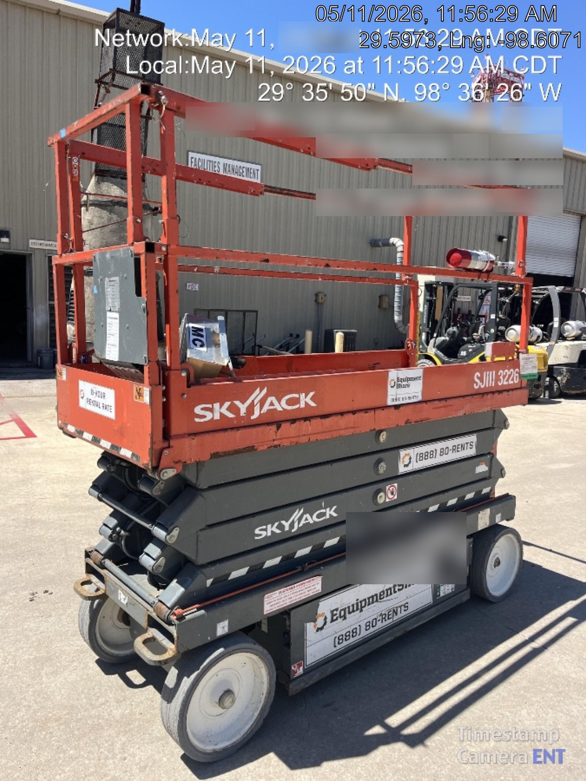 2019 Skyjack SJIII-3226 Standard Options, Trojan Batteries
