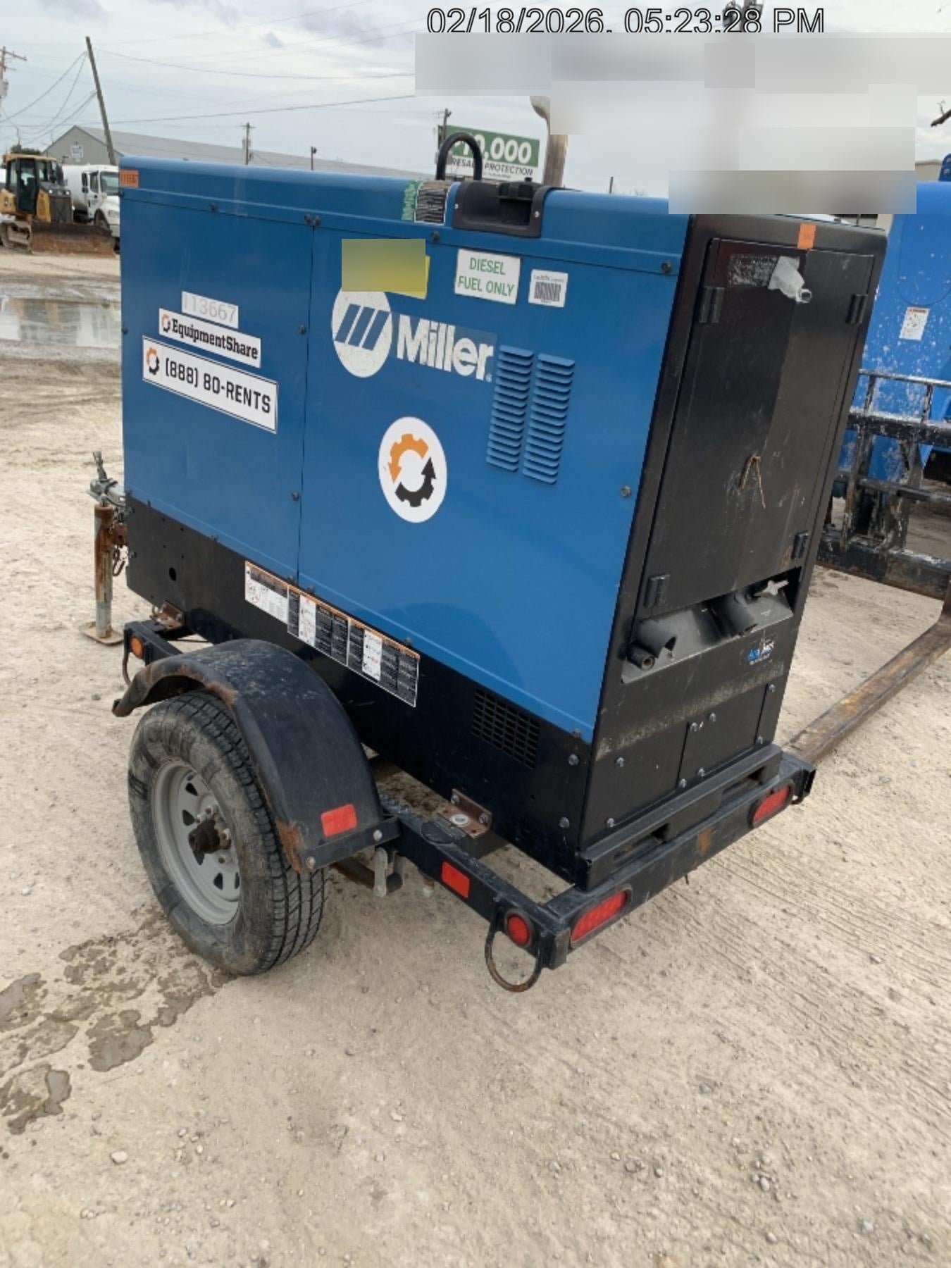 2020 Miller Electric BB500 BIG BLUE 500 PRO (KUBOTA) DELUXE W/ ARCREACH
